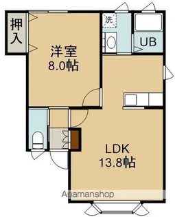 ハイシティー21(ハイシティーニジュウイチ)【1階】の間取り